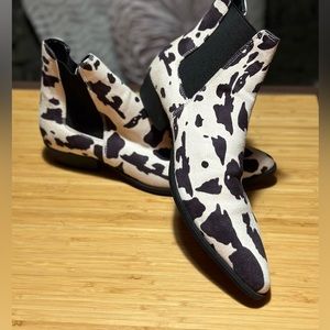 Cow-print Chelsea Boot